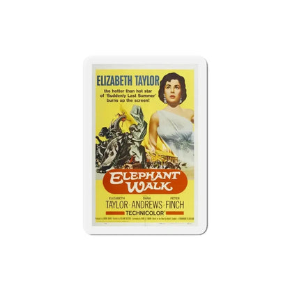 Elephant Walk 1954 Movie Poster Refrigerator Magnet - The Sticker Space