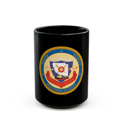 ELEVENTH COAST GUARD DISTRICT (U.S. Coast Guard) Black Coffee Mug-15oz-The Sticker Space