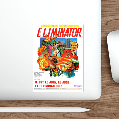 ELIMINATOR (BLOOD DEBTS) 1985 Movie Poster STICKER Vinyl Die-Cut Decal-The Sticker Space