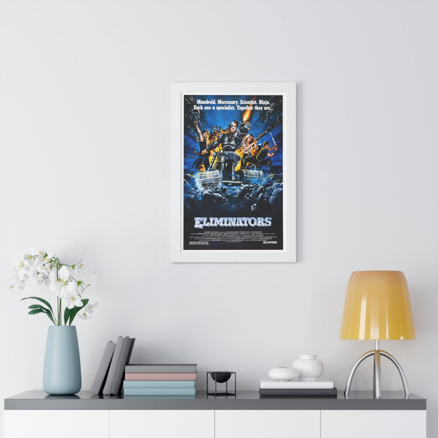 ELIMINATORS 1986 - Framed Movie Poster-The Sticker Space