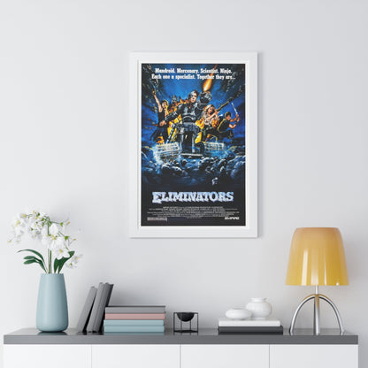 ELIMINATORS 1986 - Framed Movie Poster-The Sticker Space