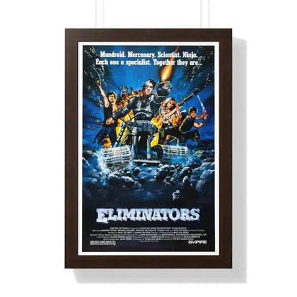 ELIMINATORS 1986 - Framed Movie Poster - The Sticker Space