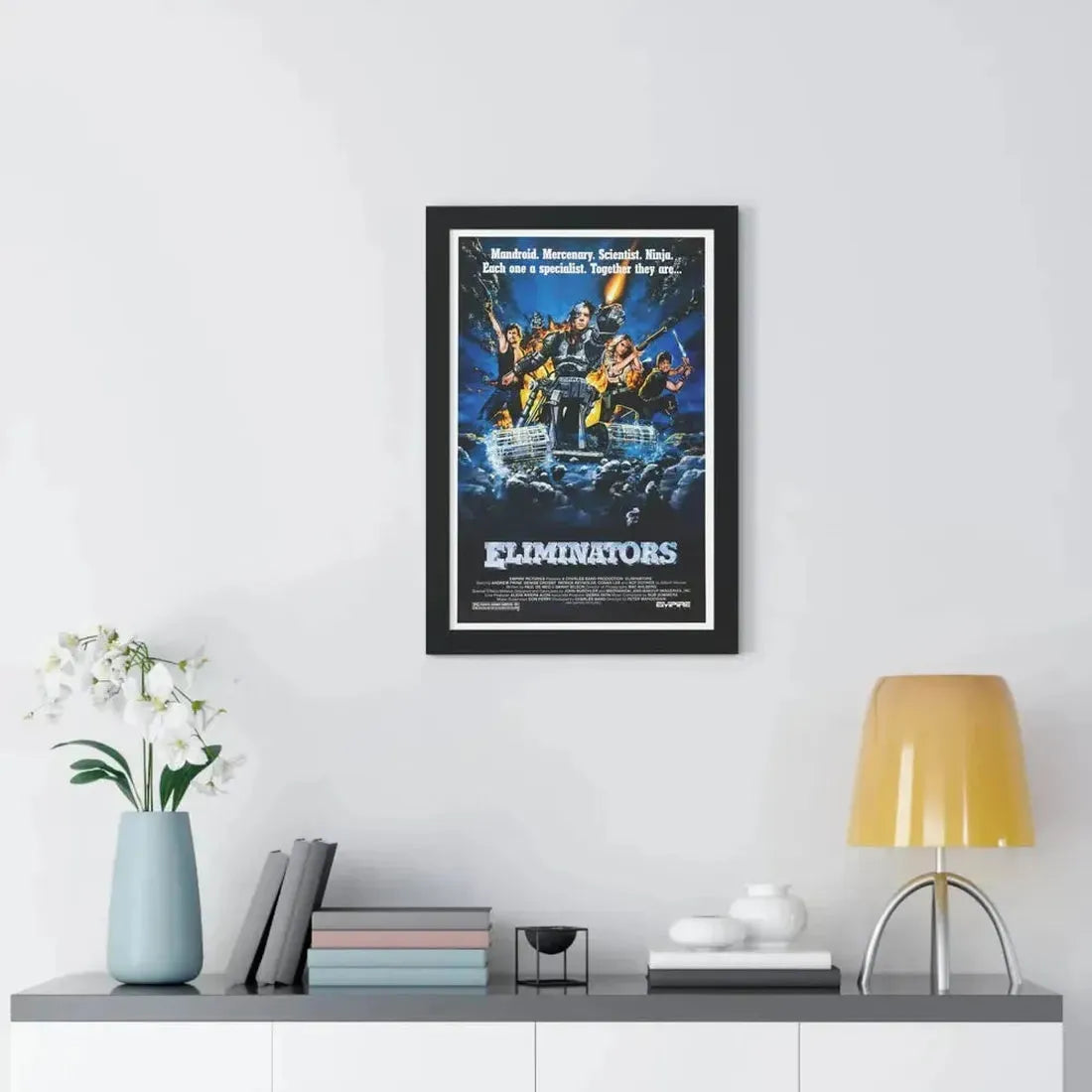 ELIMINATORS 1986 - Framed Movie Poster - The Sticker Space
