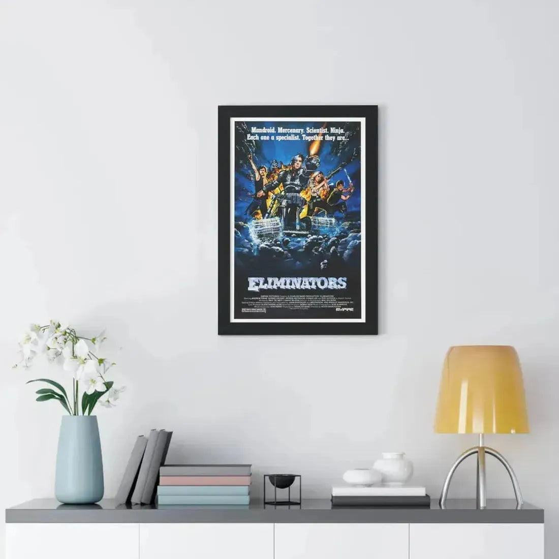 ELIMINATORS 1986 - Framed Movie Poster - The Sticker Space