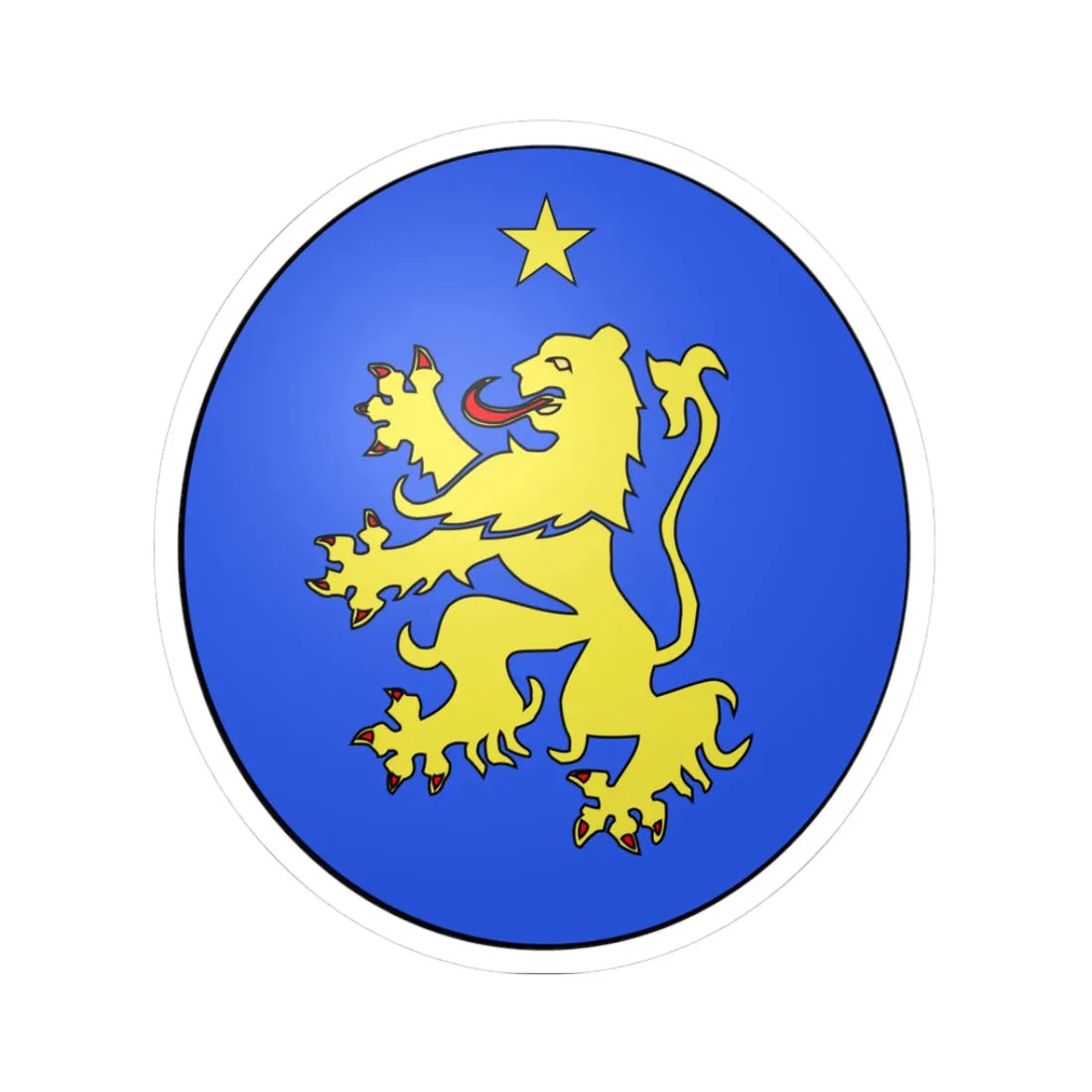 Elisabetta Rosbosch von Wolkenstein - coat of arms (Italy) (Coat of Arms) STICKER Vinyl Kiss-Cut Decal 3 Inch White - The Sticker Space