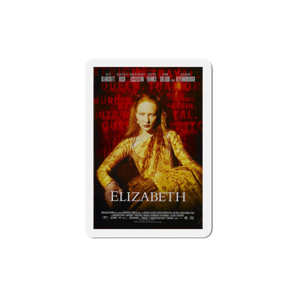 Elizabeth 1998 Movie Poster Die-Cut Magnet-5" x 5"-The Sticker Space