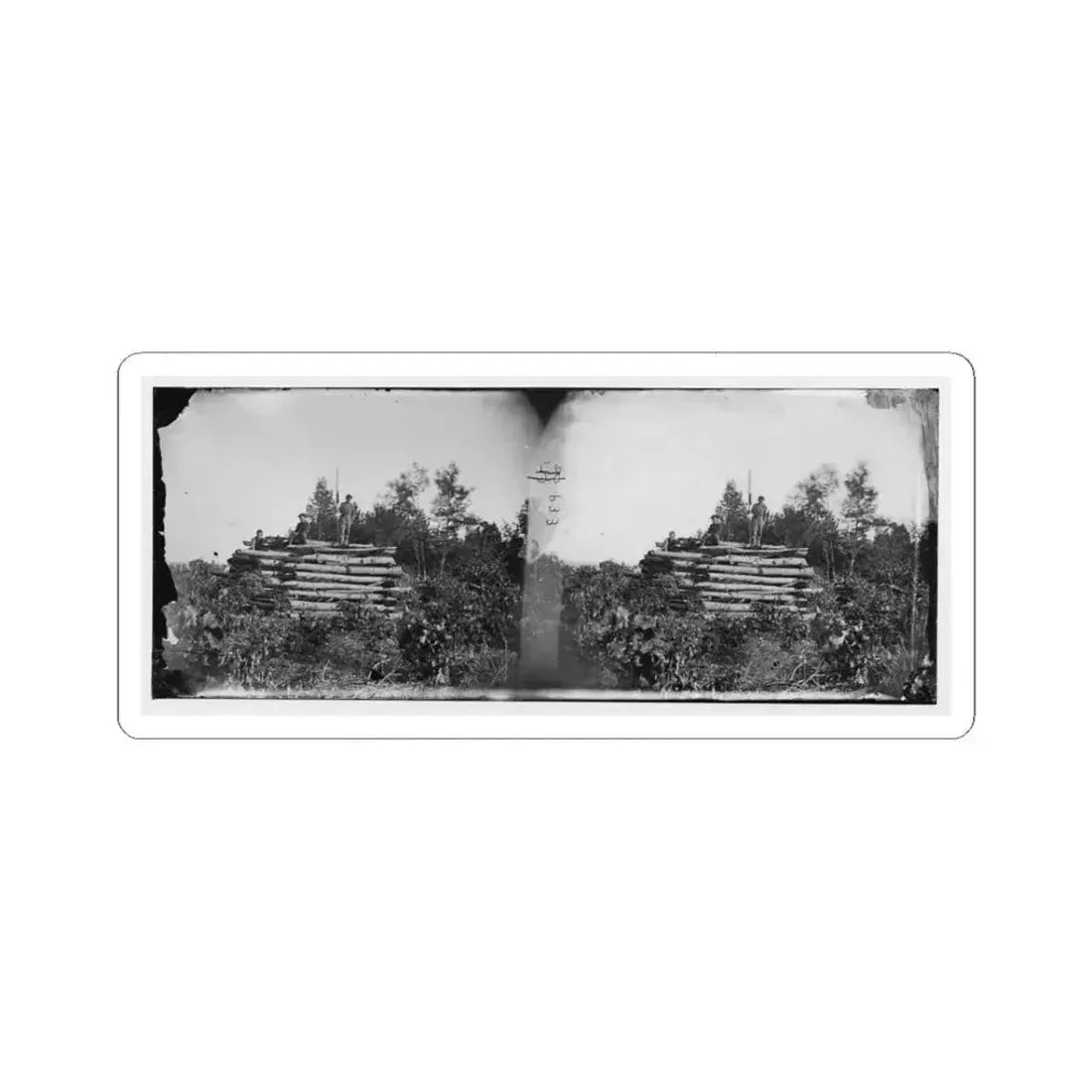 Elk Mountain, Md.  Signal Tower Overlooking Antietam Battlefield (U.S. Civil War) STICKER Vinyl Kiss-Cut Decal 3 Inch White - The Sticker Space