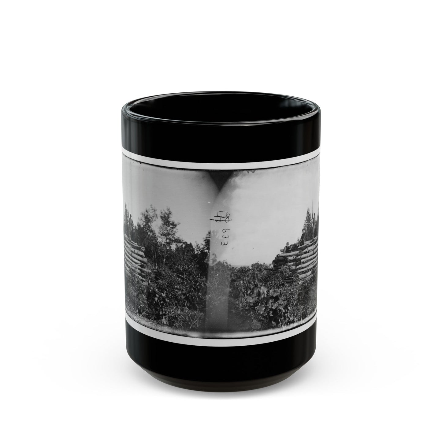 Elk Mountain, Md. Signal Tower Overlooking Antietam Battlefield (U.S. Civil War) Black Coffee Mug-15oz-The Sticker Space