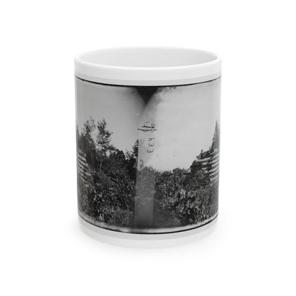 Elk Mountain, Md.  Signal Tower Overlooking Antietam Battlefield (U.S. Civil War) White Coffee Mug