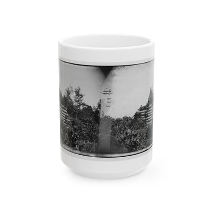 Elk Mountain, Md.  Signal Tower Overlooking Antietam Battlefield (U.S. Civil War) White Coffee Mug