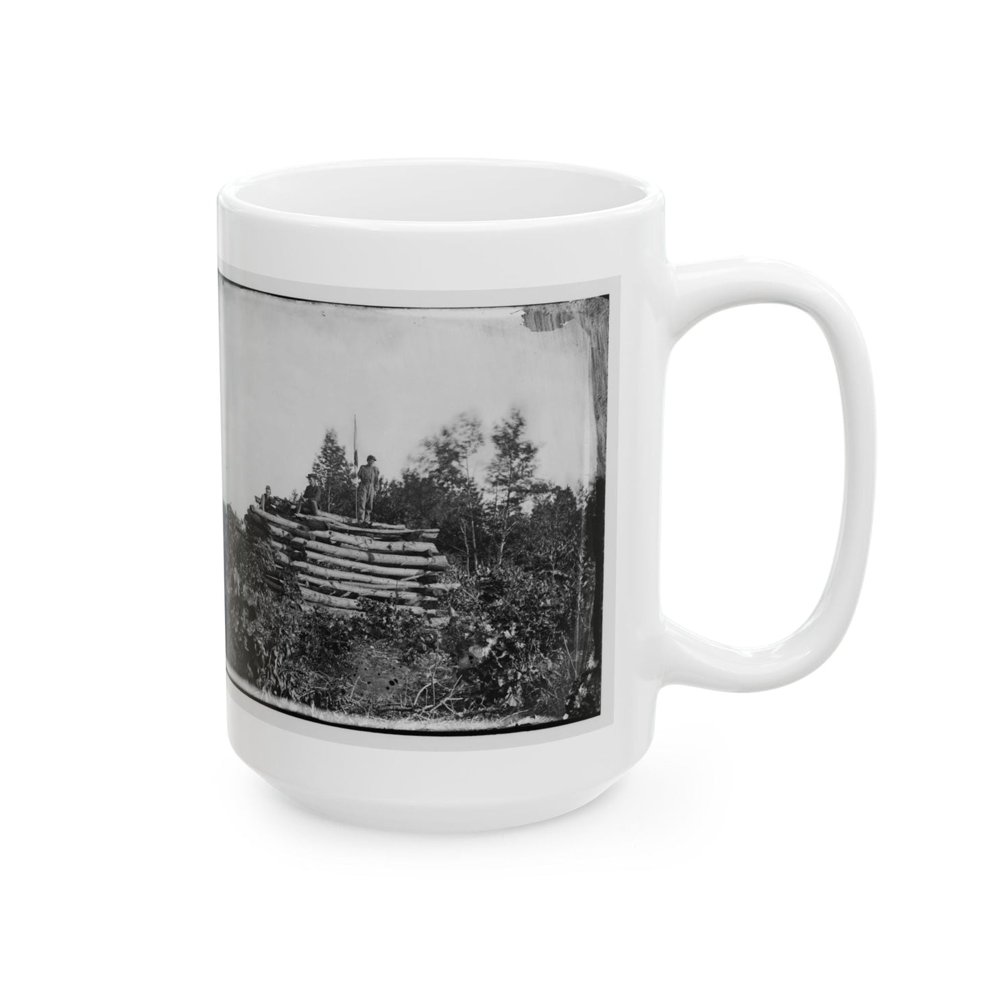 Elk Mountain, Md.  Signal Tower Overlooking Antietam Battlefield (U.S. Civil War) White Coffee Mug