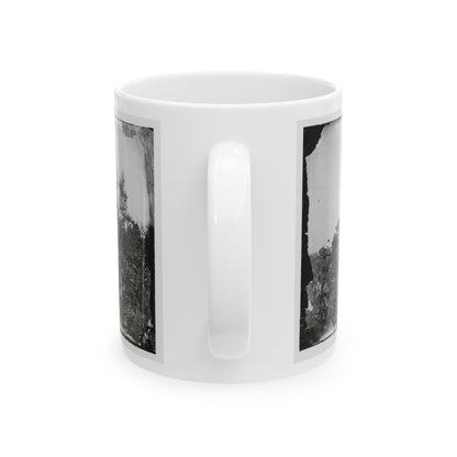 Elk Mountain, Md.  Signal Tower Overlooking Antietam Battlefield (U.S. Civil War) White Coffee Mug