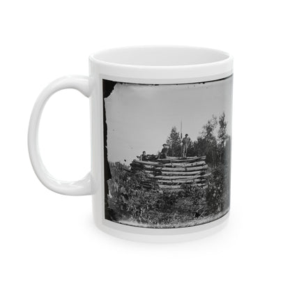 Elk Mountain, Md.  Signal Tower Overlooking Antietam Battlefield (U.S. Civil War) White Coffee Mug