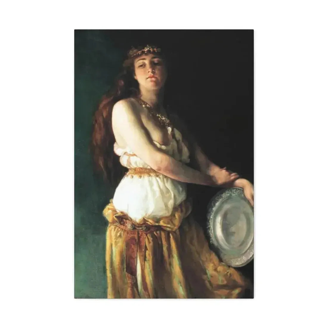 Ella Ferris Pell (1846-1922) Salome - Canvas Wall Art 24″ x 36″ 1.25" - The Sticker Space