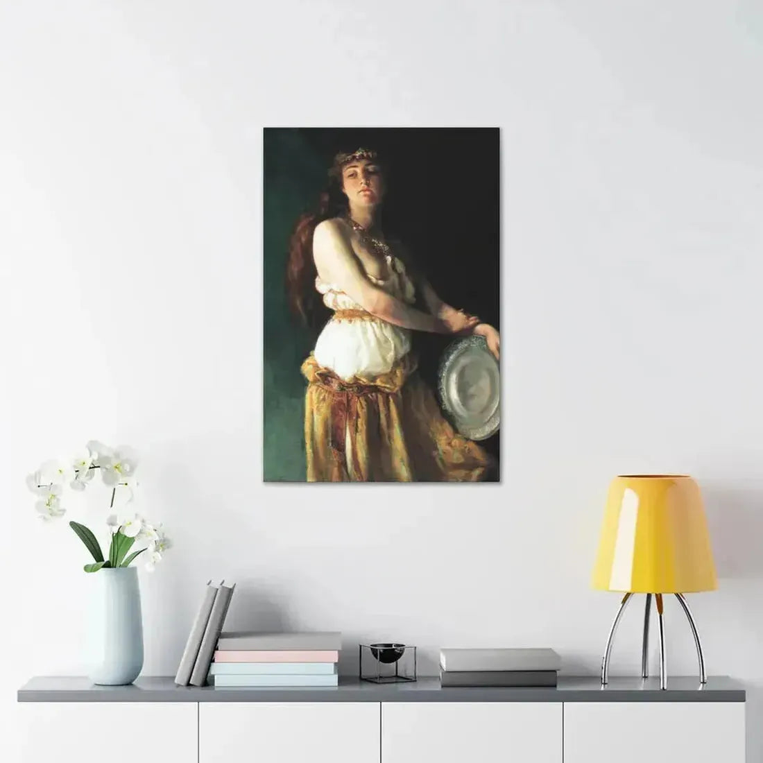 Ella Ferris Pell (1846-1922) Salome - Canvas Wall Art - The Sticker Space