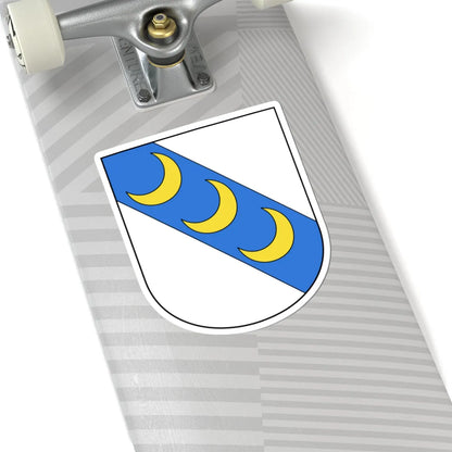 Ellikon an der Thur-blazon (Switzerland) (Coat of Arms) STICKER Vinyl Kiss-Cut Decal - The Sticker Space