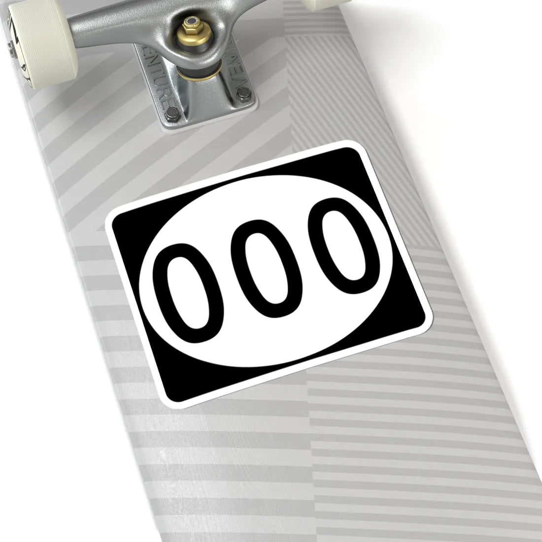 Ellipse sign template (Mississippi) (Road Sign) STICKER Vinyl Kiss-Cut Decal - The Sticker Space