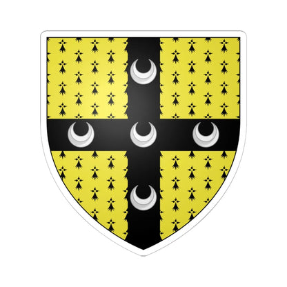 Ellis arms Baron Seaford (England) (Coat of Arms) STICKER Vinyl Kiss-Cut Decal 6 Inch White - The Sticker Space