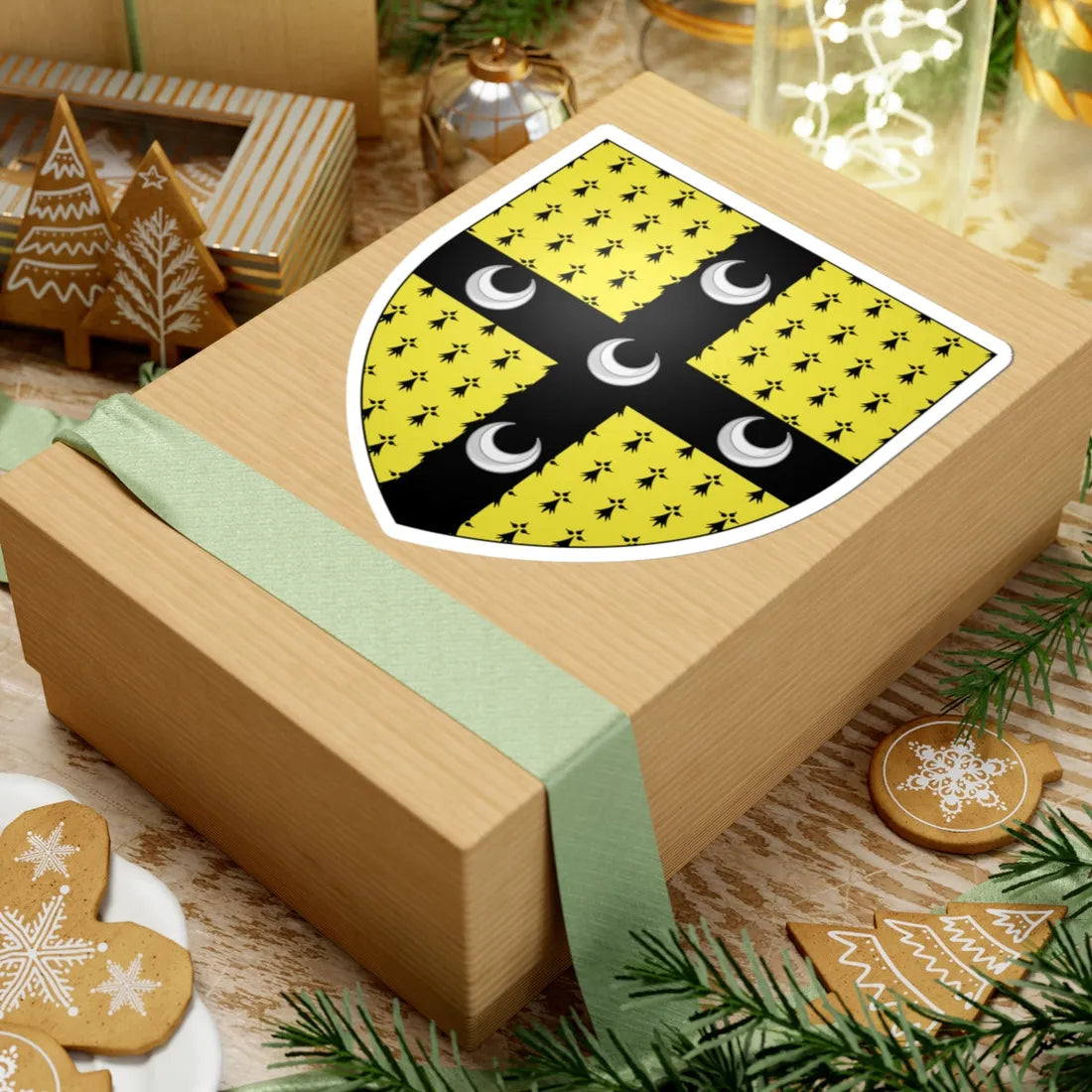 Ellis arms Baron Seaford (England) (Coat of Arms) STICKER Vinyl Kiss-Cut Decal - The Sticker Space