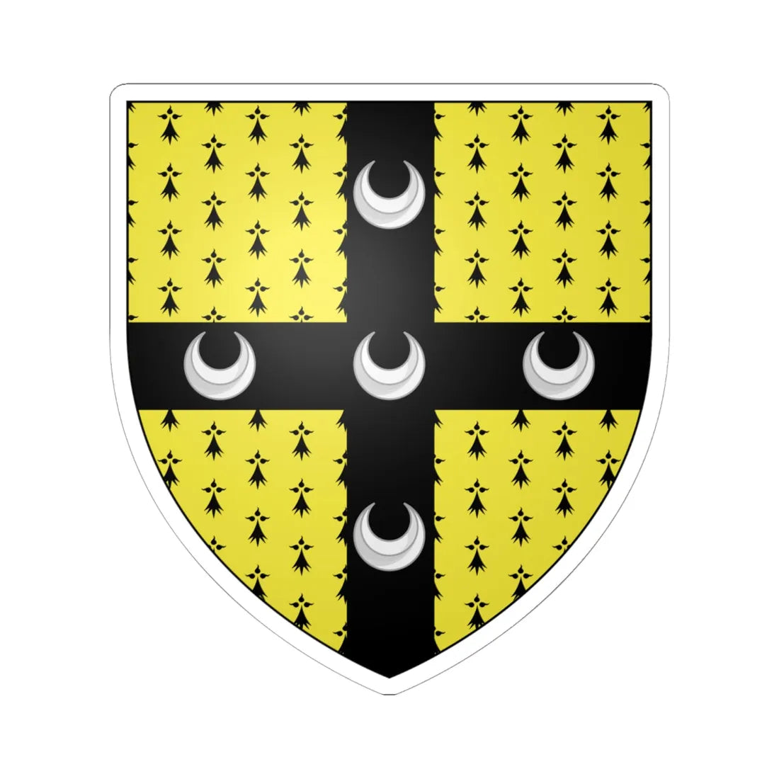 Ellis arms Baron Seaford (England) (Coat of Arms) STICKER Vinyl Kiss-Cut Decal - The Sticker Space