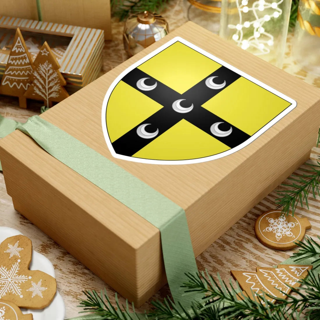 Ellis arms (England) (Coat of Arms) STICKER Vinyl Kiss-Cut Decal - The Sticker Space