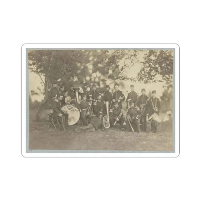 Elmira Cornet Band,  Thirty-Third Regiment, of the New York State Volunteers, July 1861 (U.S. Civil War) STICKER Vinyl Kiss-Cut Decal 6 Inch White - The Sticker Space