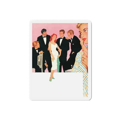 Eloise by Sheila Sibley, Woman Own magazine, 1957 (Magazine Illustration) Refrigerator Magnet 6 Inch Die-Cut - The Sticker Space