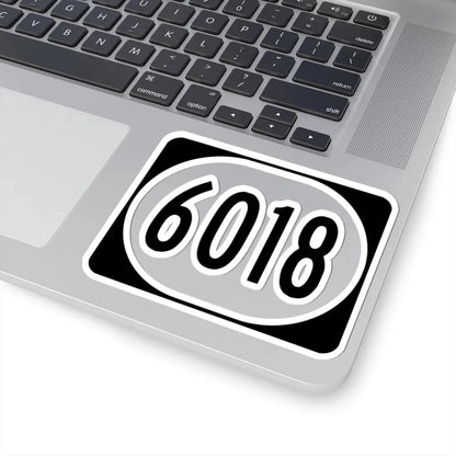 Elongated circle 6018 (Kentucky) (Road Sign) STICKER Vinyl Kiss-Cut Decal - The Sticker Space