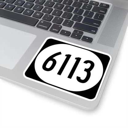 Elongated circle 6113 (Kentucky) (Road Sign) STICKER Vinyl Kiss-Cut Decal - The Sticker Space
