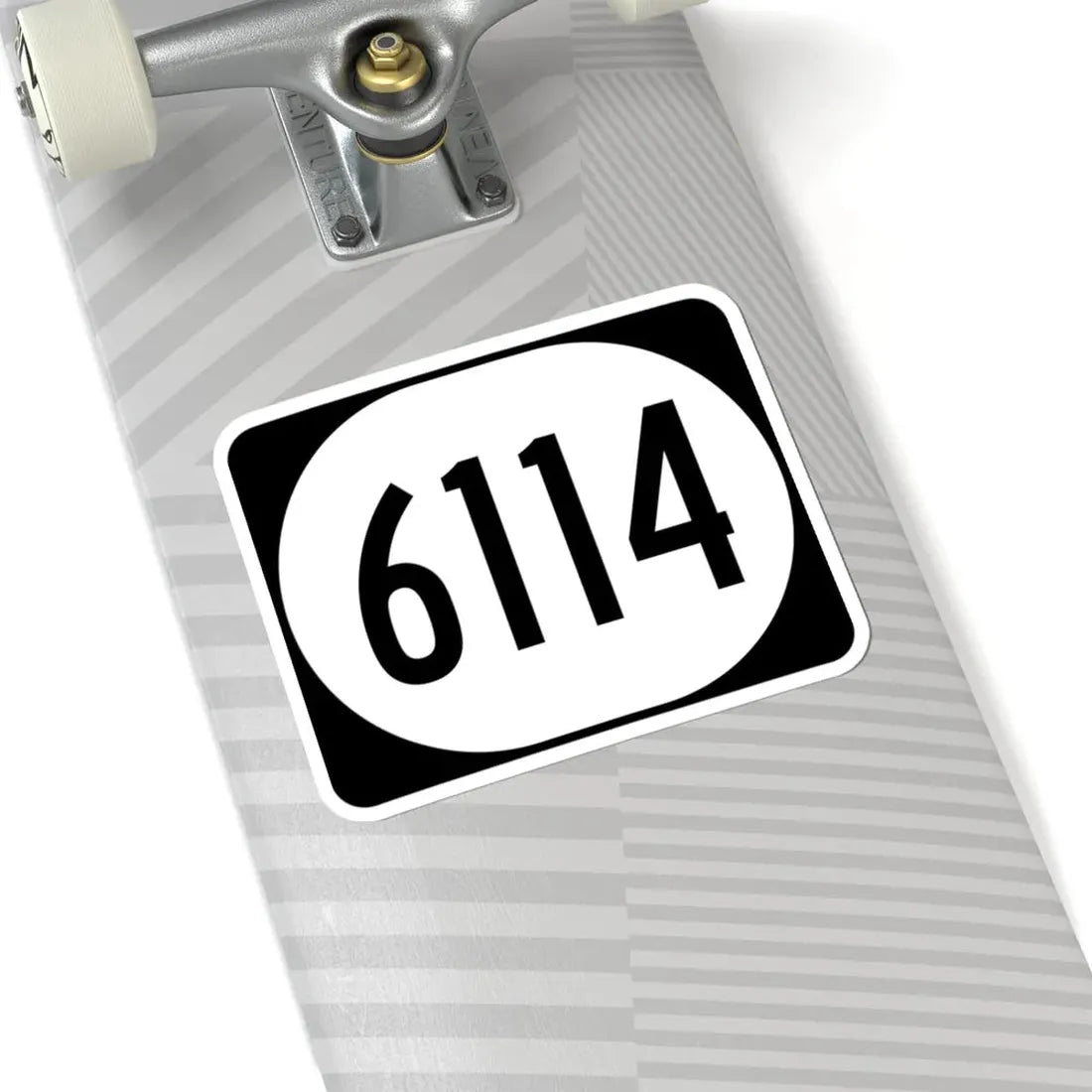 Elongated circle 6114 (Kentucky) (Road Sign) STICKER Vinyl Kiss-Cut Decal - The Sticker Space