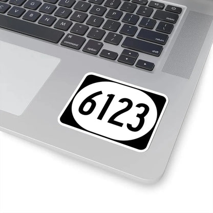 Elongated circle 6123 (Kentucky) (Road Sign) STICKER Vinyl Kiss-Cut Decal - The Sticker Space