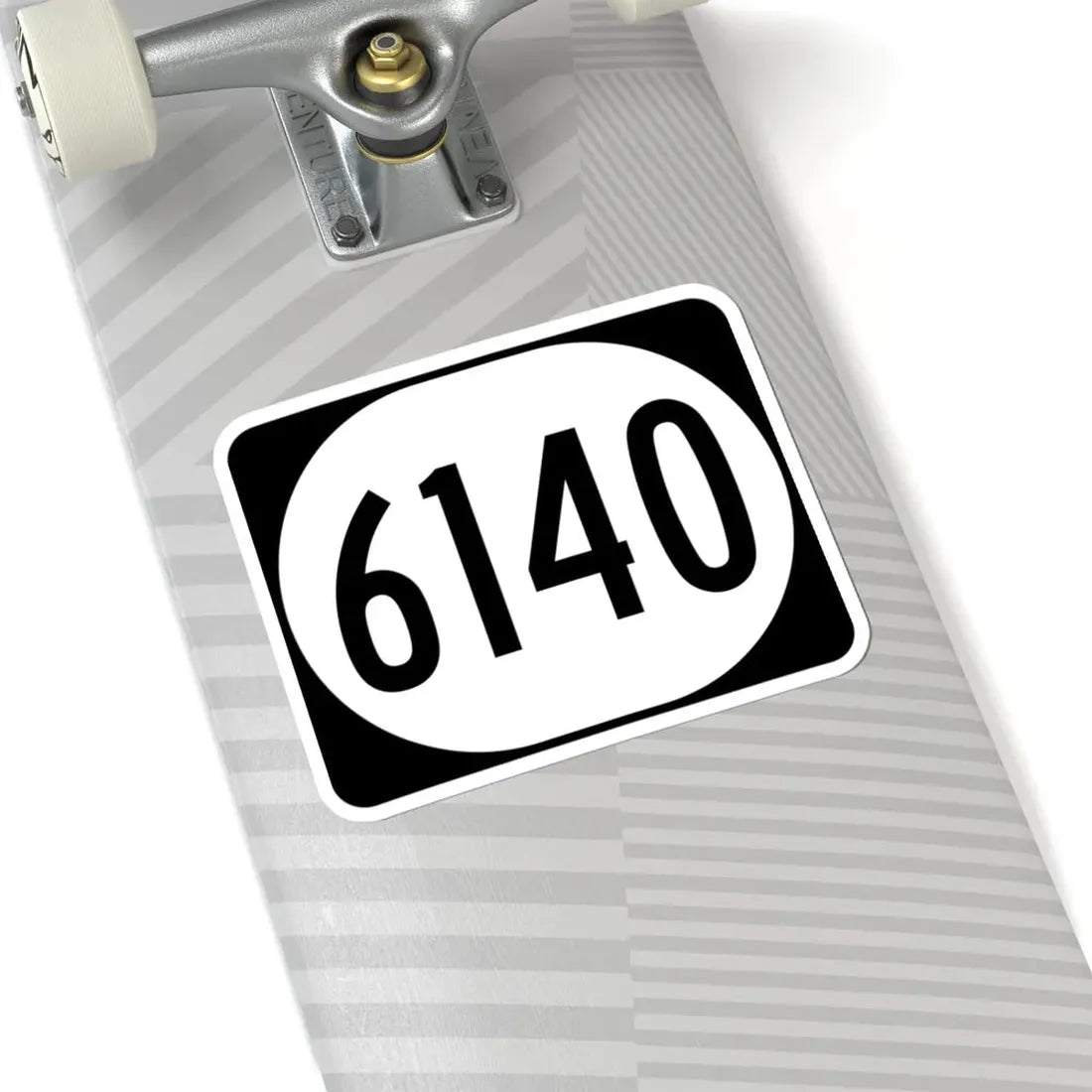 Elongated circle 6140 (Kentucky) (Road Sign) STICKER Vinyl Kiss-Cut Decal - The Sticker Space
