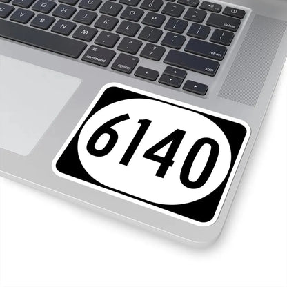 Elongated circle 6140 (Kentucky) (Road Sign) STICKER Vinyl Kiss-Cut Decal - The Sticker Space