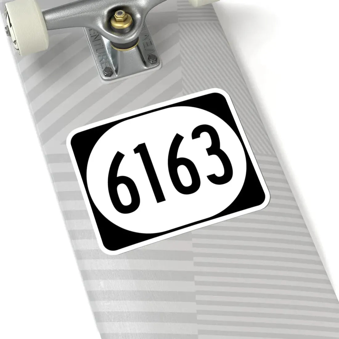 Elongated circle 6163 (Kentucky) (Road Sign) STICKER Vinyl Kiss-Cut Decal - The Sticker Space