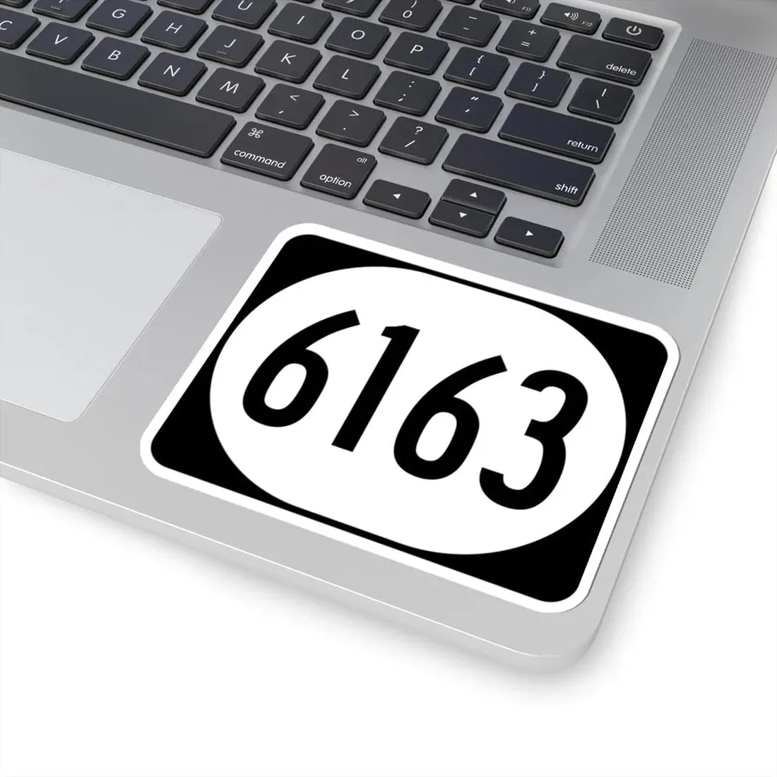 Elongated circle 6163 (Kentucky) (Road Sign) STICKER Vinyl Kiss-Cut Decal - The Sticker Space