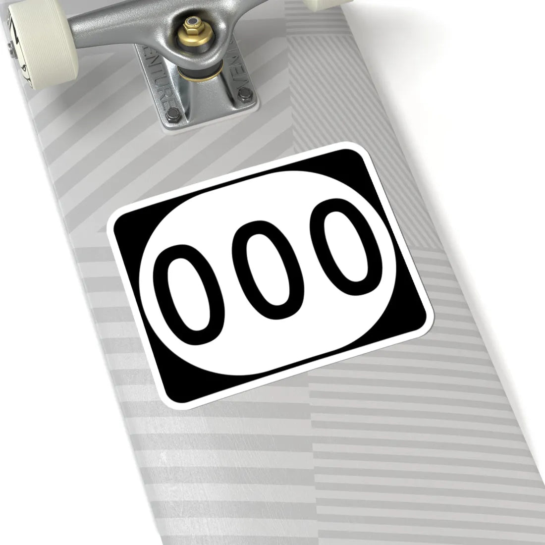 Elongated circle template 3-digit (Kentucky) (Road Sign) STICKER Vinyl Kiss-Cut Decal - The Sticker Space