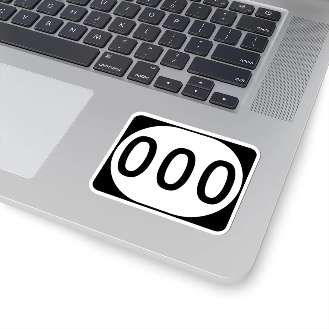 Elongated circle template 3-digit (Kentucky) (Road Sign) STICKER Vinyl Kiss-Cut Decal - The Sticker Space