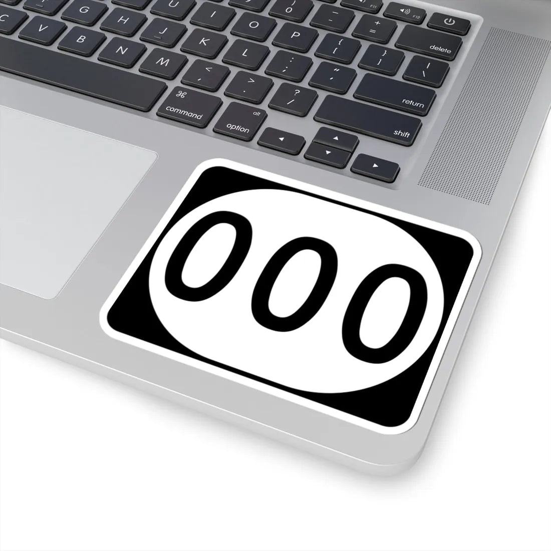 Elongated circle template 3-digit (Kentucky) (Road Sign) STICKER Vinyl Kiss-Cut Decal - The Sticker Space