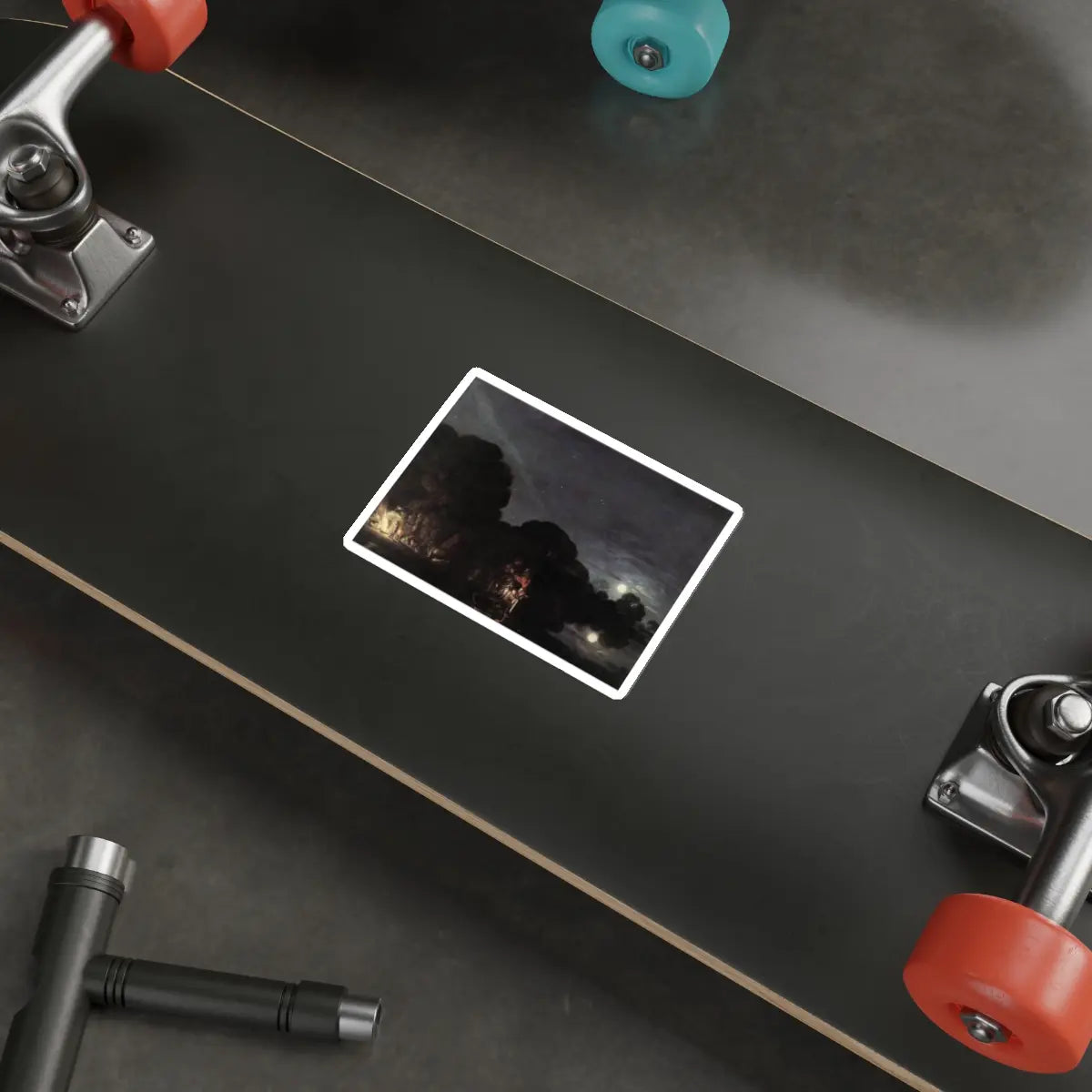 SKU:13758255730322448204 Sticker types:White Shape:Die-Cut Sizes:4" × 4"