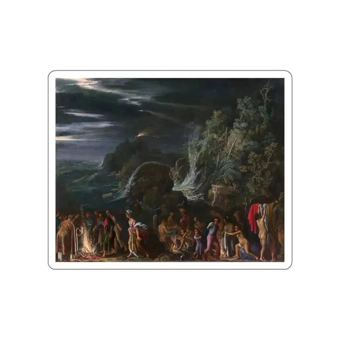 ELSHEIMER, Adam - St Paul (Artwork) STICKER Vinyl Die-Cut Decal White Die-Cut 3 Inch - The Sticker Space