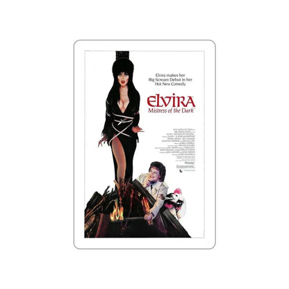 ELVIRA MISTRESS OF THE DARK 1988 Movie Poster STICKER Vinyl Die-Cut Decal 6 Inch - The Sticker Space