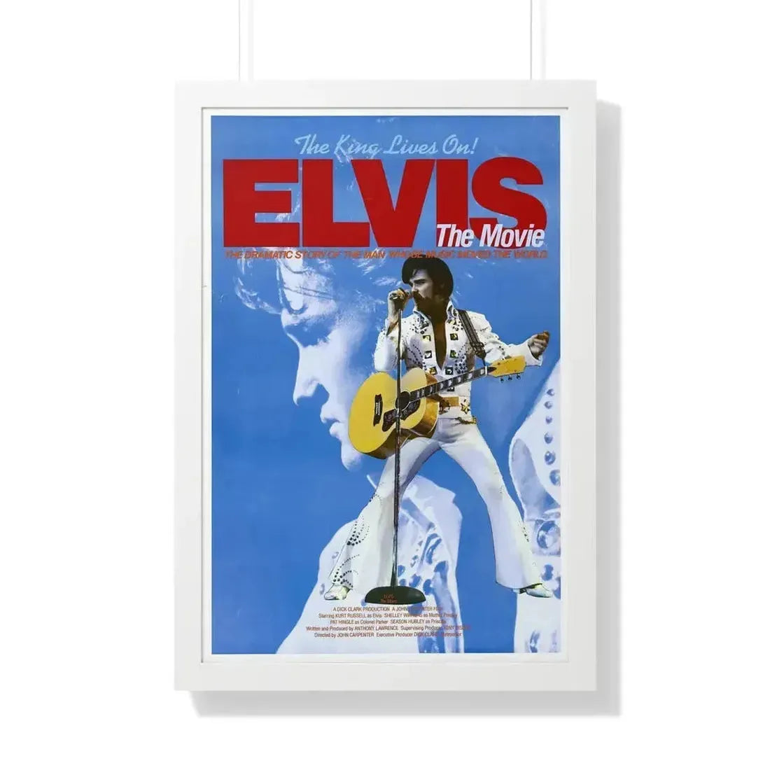 ELVIS 1979 - Framed Movie Poster 20" x 30" White - The Sticker Space