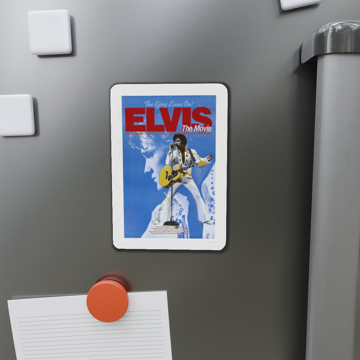 ELVIS 1979 Movie Poster - Die-Cut Magnet-The Sticker Space