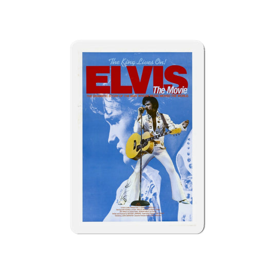 ELVIS 1979 Movie Poster - Die-Cut Magnet-6 × 6"-The Sticker Space