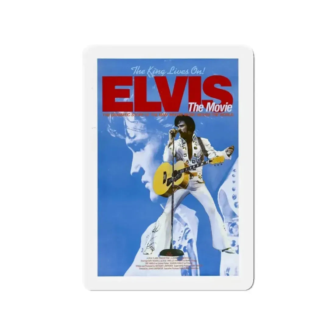 ELVIS 1979 Movie Poster - Refrigerator Magnet - The Sticker Space