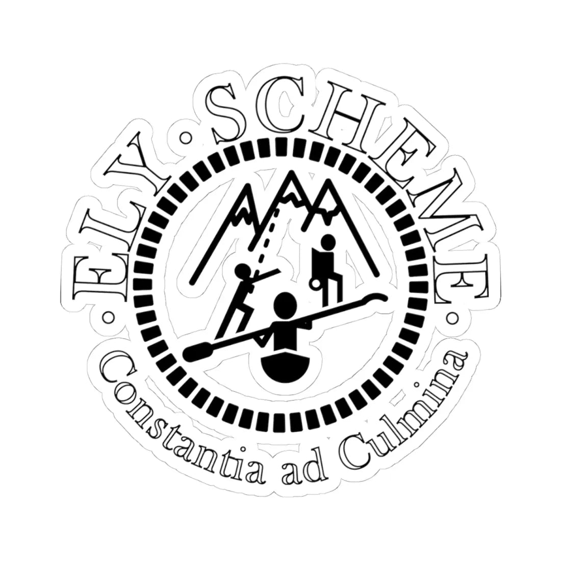Ely Scheme Crest2 (England) (Coat of Arms) STICKER Vinyl Kiss-Cut Decal 4 Inch White - The Sticker Space