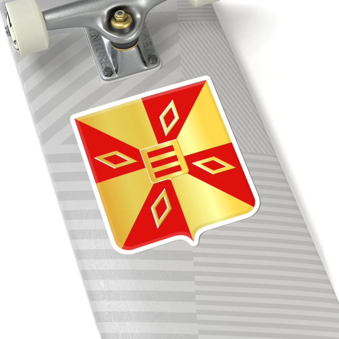 Elzele wapen (Belgium) (Coat of Arms) STICKER Vinyl Kiss-Cut Decal - The Sticker Space