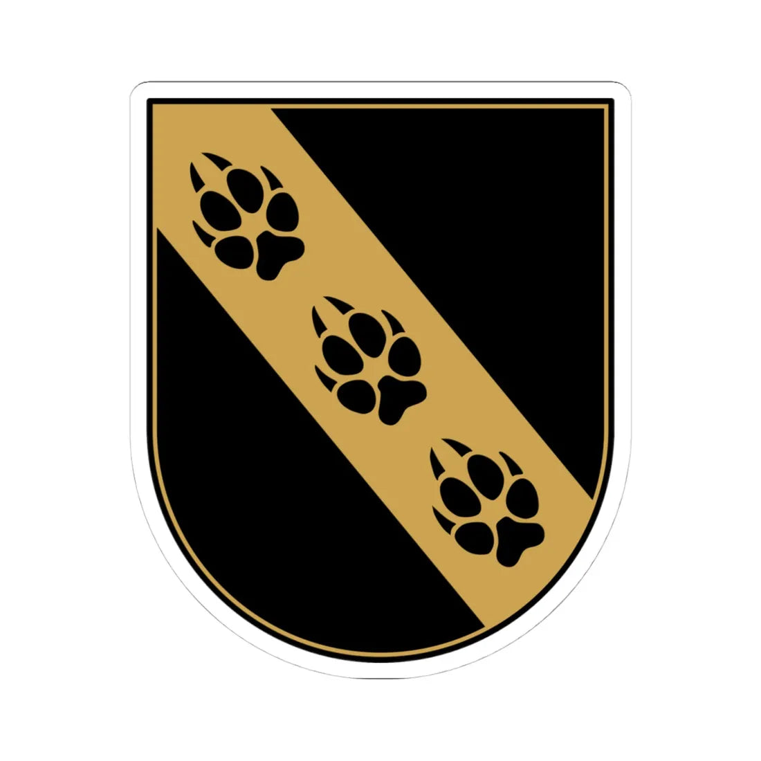 Žemalės herbas (Lithuania) (Coat of Arms) STICKER Vinyl Kiss-Cut Decal 4 Inch White - The Sticker Space