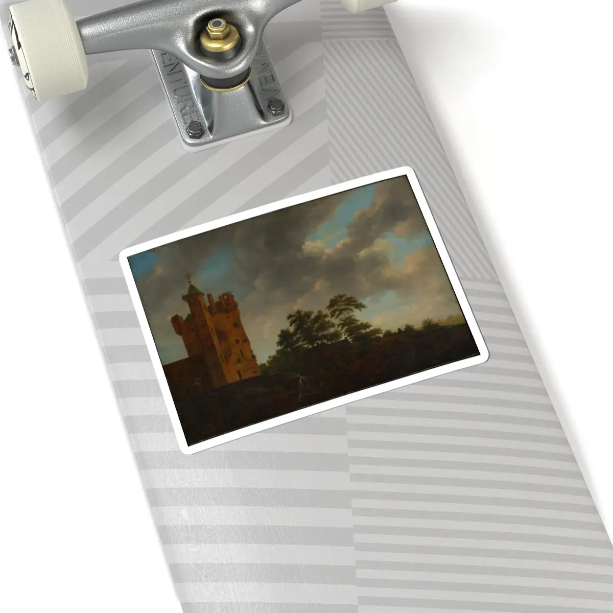 SKU:TSS-STICK-MNLMRN-6X6-1N0X3 Sizes:6" × 6" Types:White
