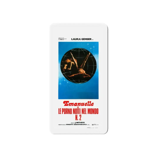 EMANUELLE AND THE EROTIC NIGHTS 1978 Movie Poster - Refrigerator Magnet 6 Inch - The Sticker Space
